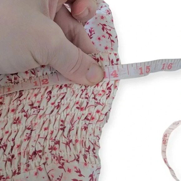 Senlis Floral Leila Midi Skirt Size Small Cottagecore Ruffles - Picture 4 of 7